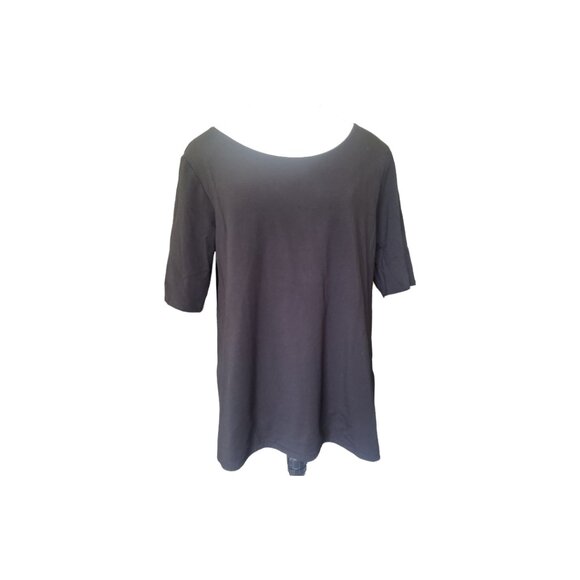 CT1523 Chico's Black "The Ultimate Tee" Size XL - Picture 1 of 4